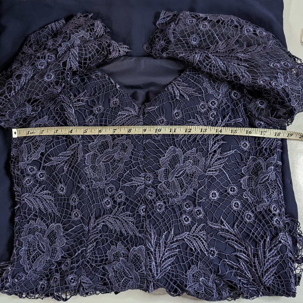 JJs House Formal Dress/Mother of the bride/groom, "Stormy" color, size 8/10 - Picture 5 of 16